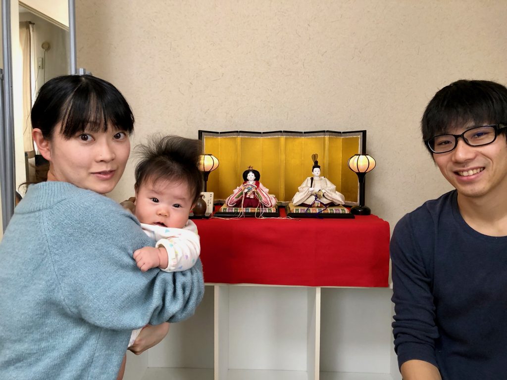 ひな人形　収納　親王飾り