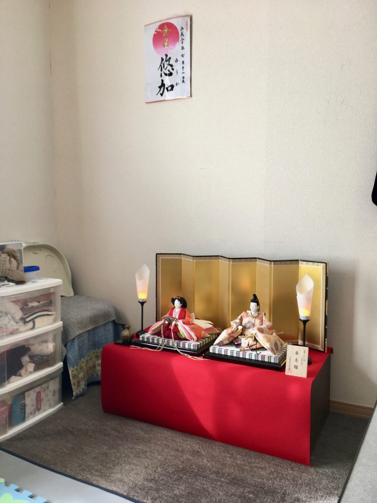 ひな人形　親王飾り　収納