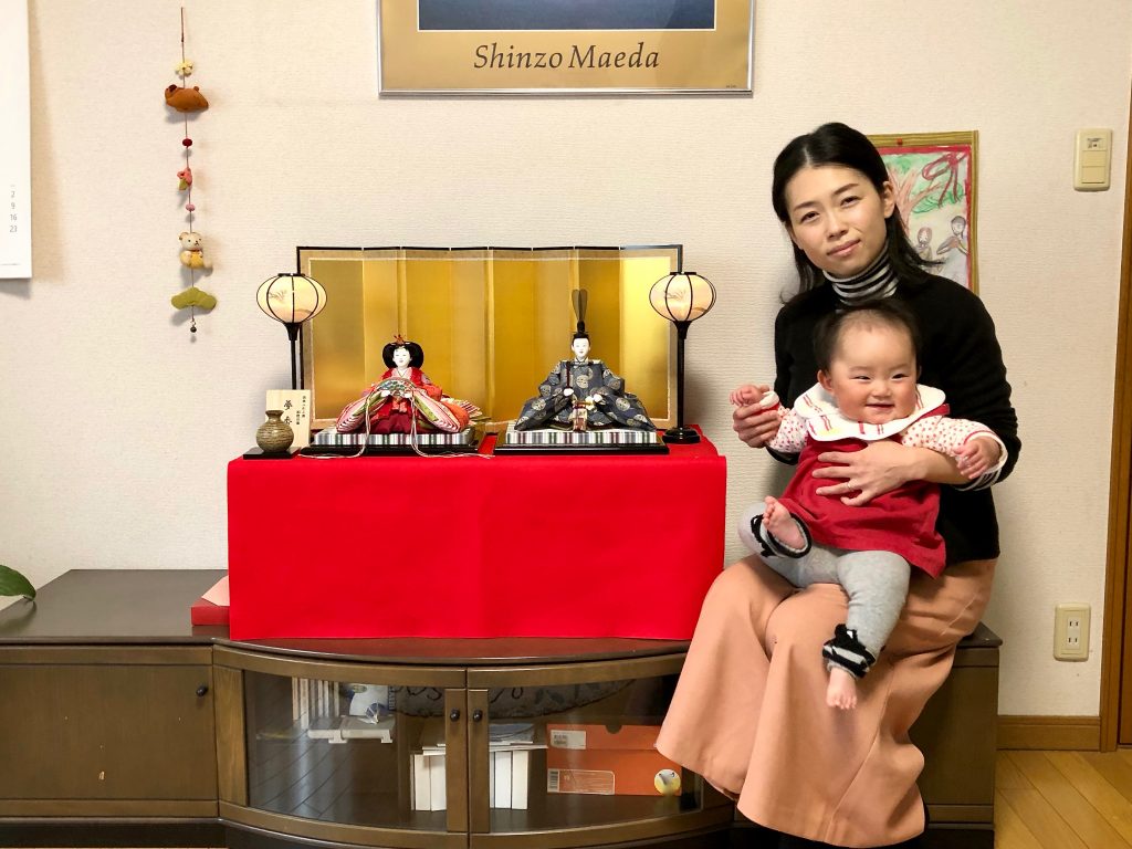 ひな人形　収納飾り