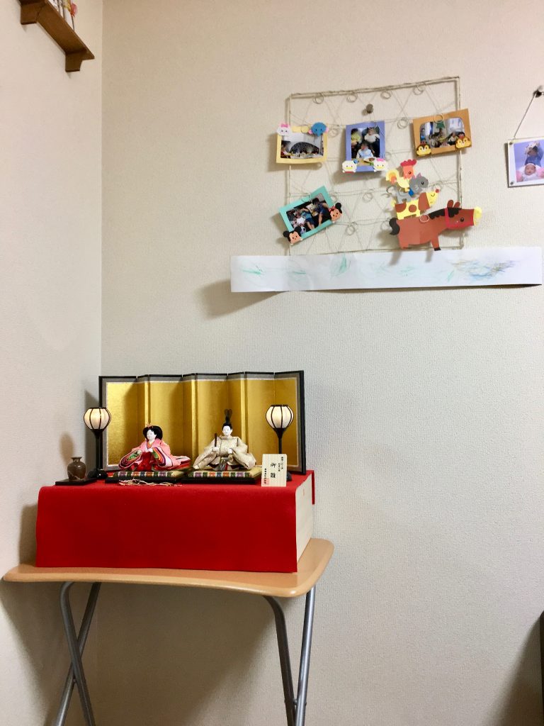ひな人形　収納親王飾り