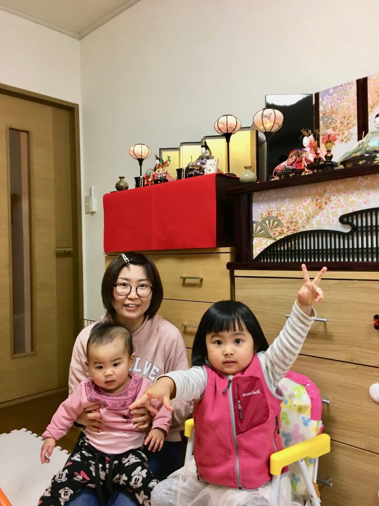 ひな人形　収納飾り