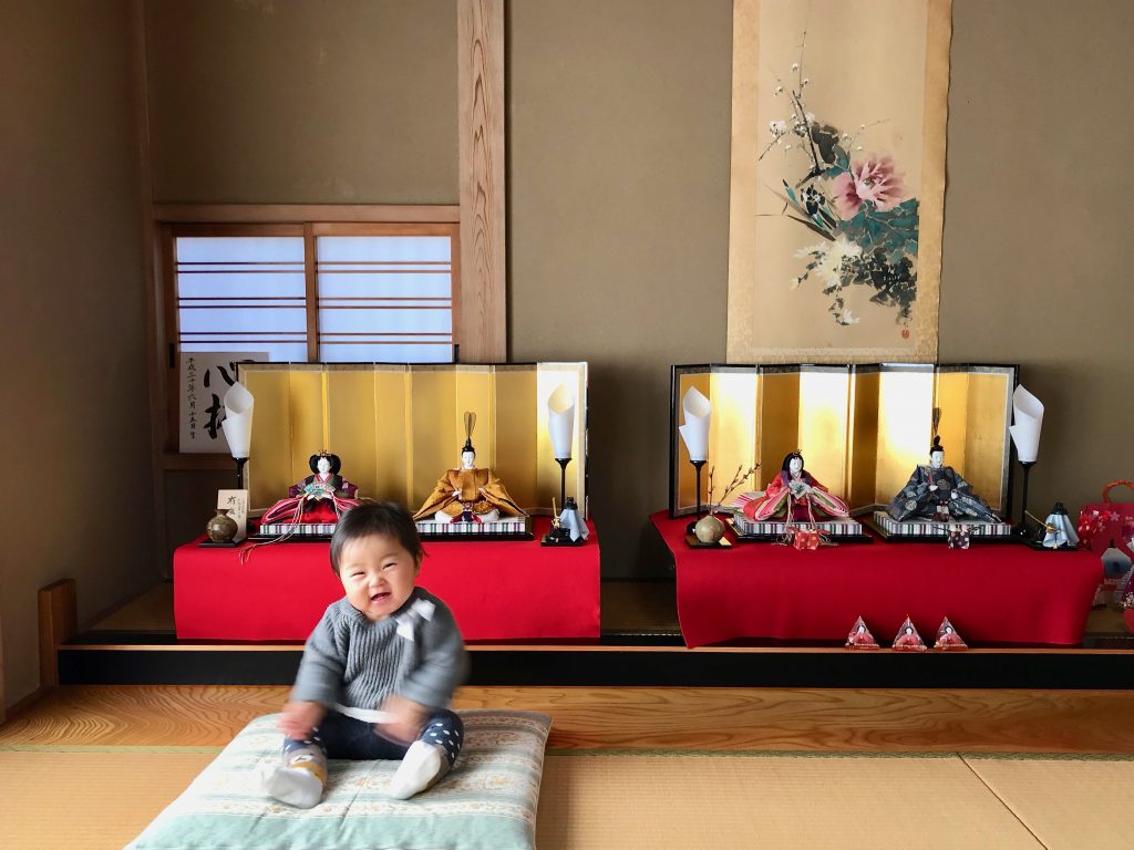 ひな人形　収納飾り