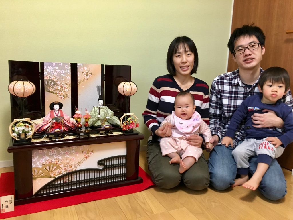 ひな人形　収納　親王飾り