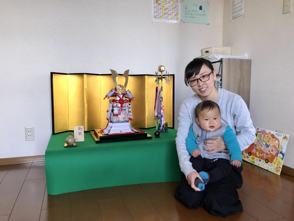 五月人形　端午の節句　鎧　力石甲人