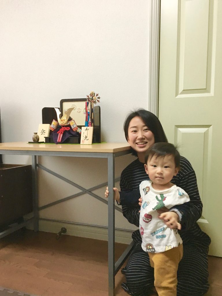 五月人形　端午の節句　兜　力石甲人　コンパクト  初節句