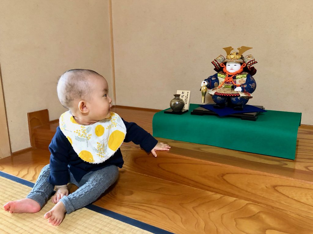 おぼこ大将　木目込　五月人形　石川潤平　端午の節句