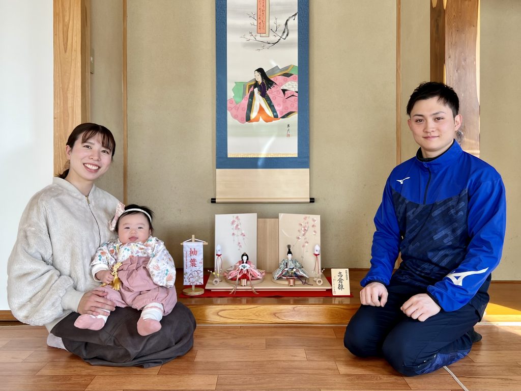 上田市　柚葉ちゃんのおひなさま♫