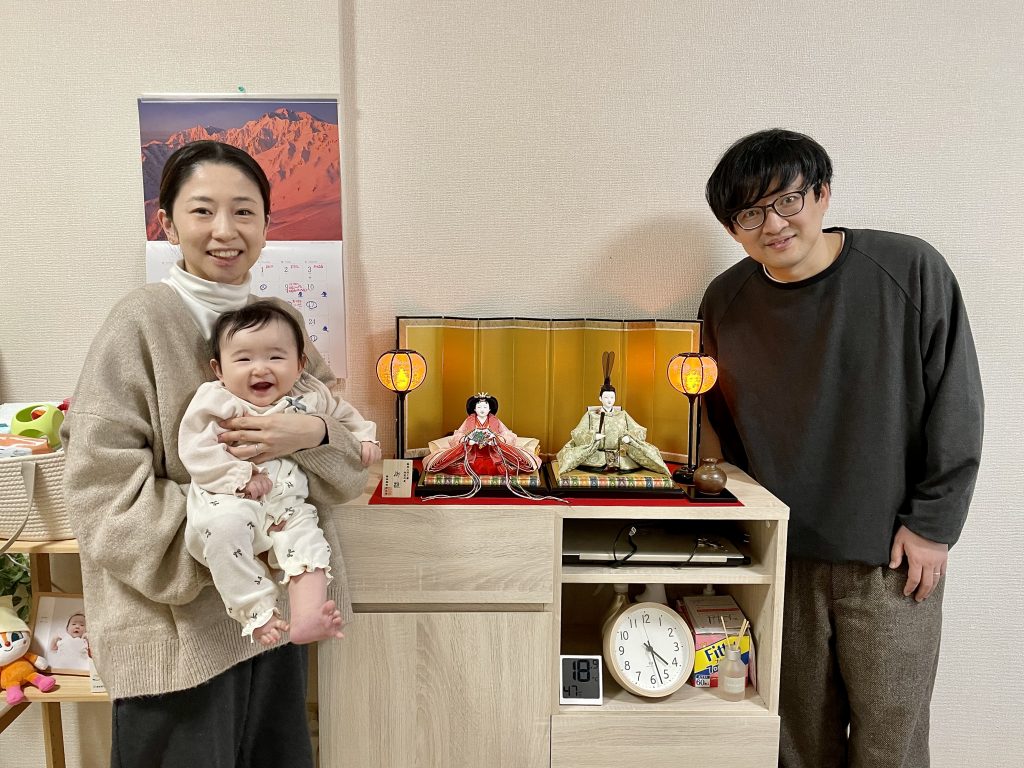 長野市　芙美乃ちゃんのおひなさま♫