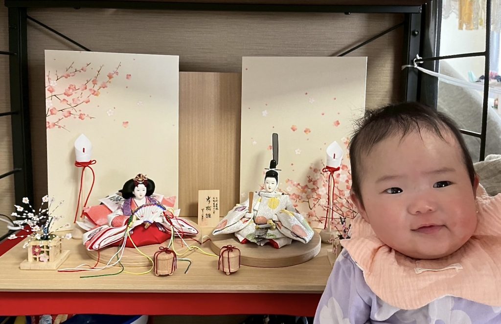 三条市　渚紗ちゃんのおひなさま♫