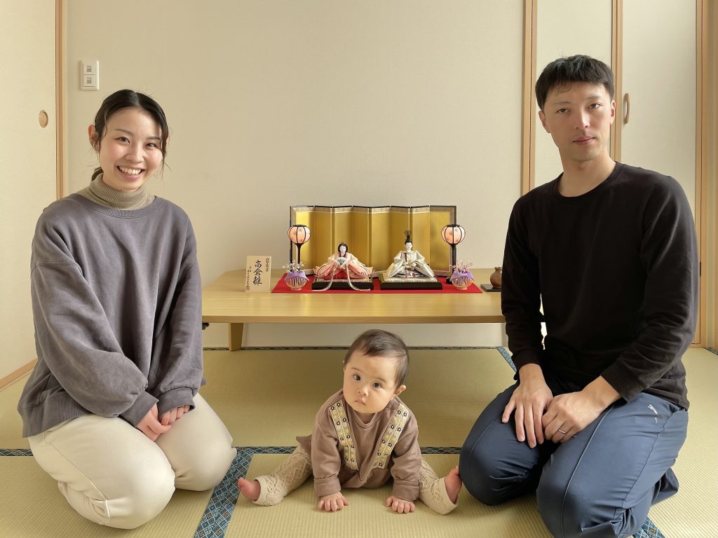 長野市　紅那ちゃんのおひなさま♫