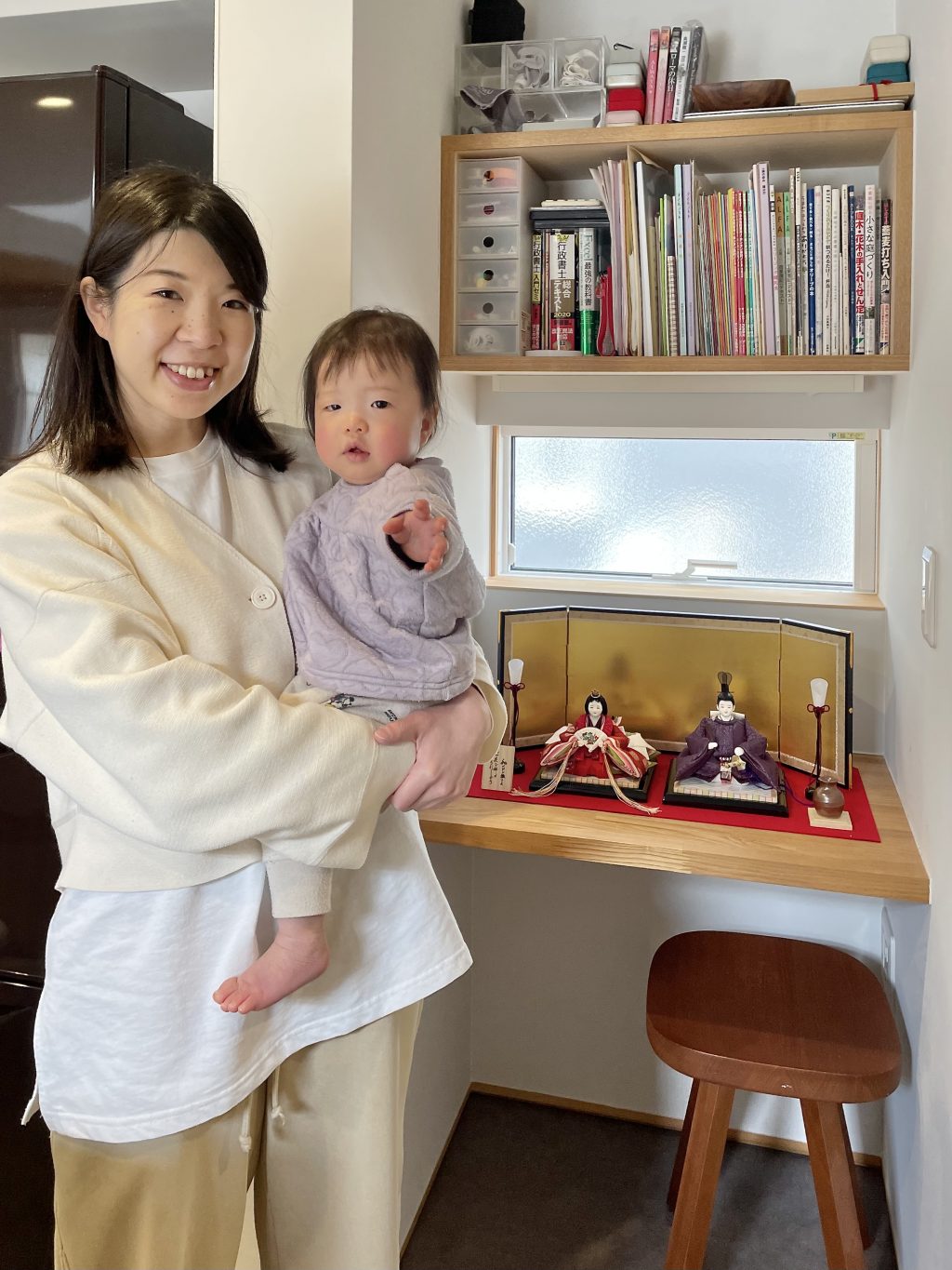 千曲市　実来ちゃんのおひなさま♫