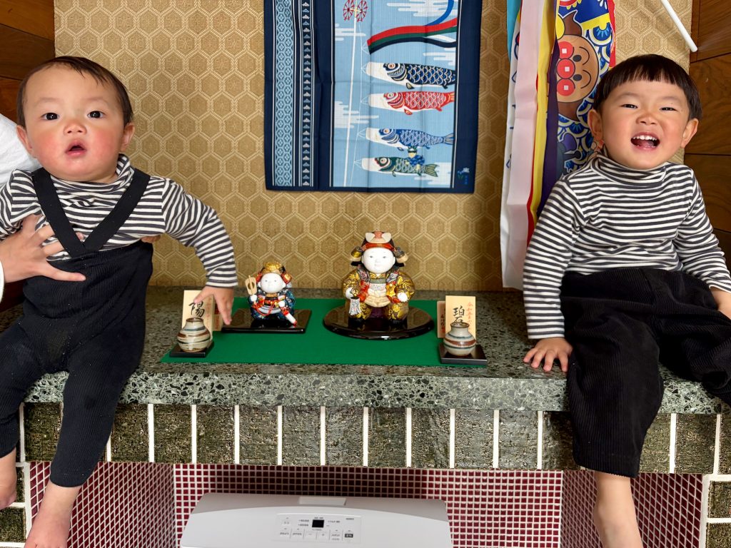 長野市　陽くんのういじん大将と碧くんの幼大将♫