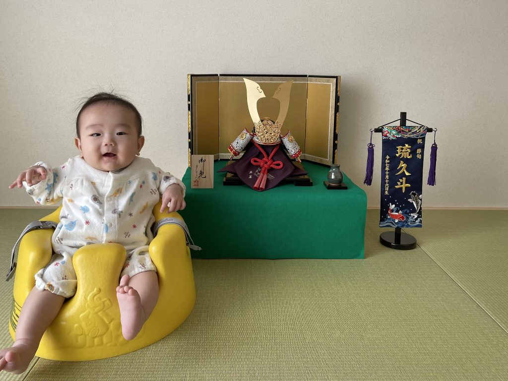 長野市　琉久斗くんの兜♫