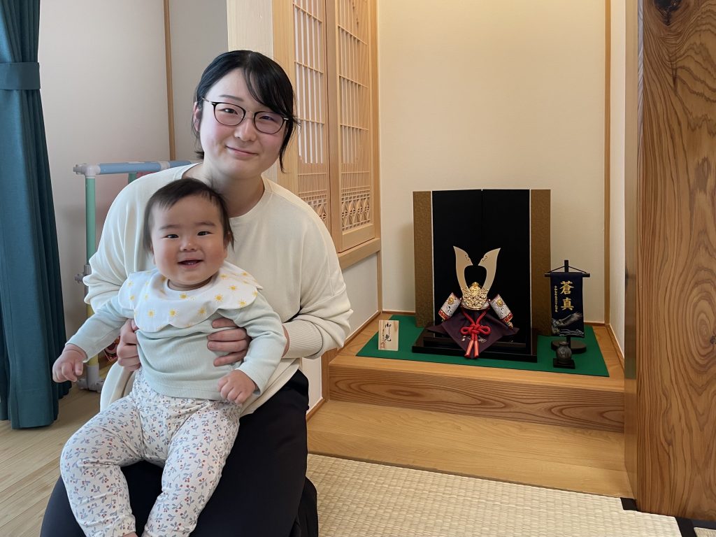 長野市　蒼真くんの兜♫